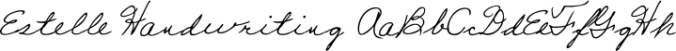 Estelle Handwriting font download