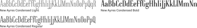New Ayres Font Preview