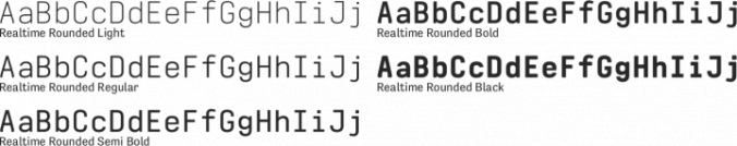 Realtime Rounded Font Preview