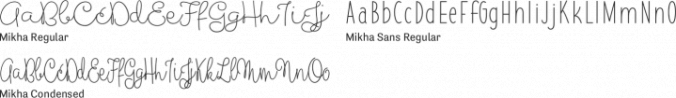 Mikha Font Preview