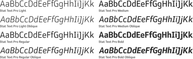 Stat Text Pro font download