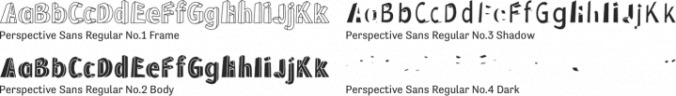 Perspective Sans Regular Font Preview