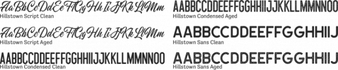 Hillstown Font Preview
