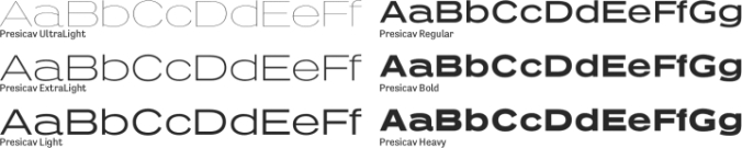 Presicav font download