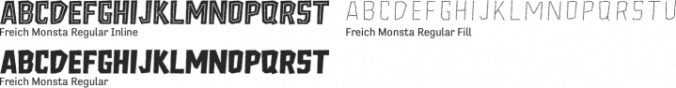 Freich Monsta Font Preview