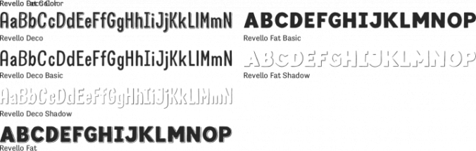 Revello Font Preview