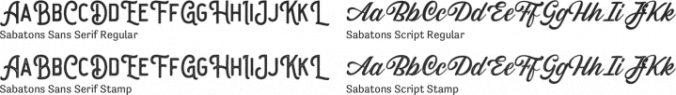 Sabatons Font Preview