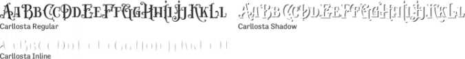 Carllosta Font Preview