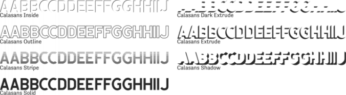 Calasans Font Preview