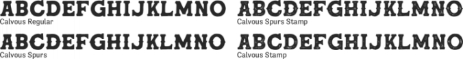 Calvous Font Preview