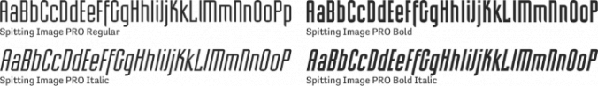 Spitting Image PRO Font Preview