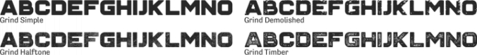 Grind Font Preview