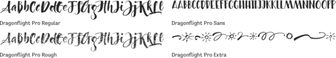 Dragonflight Pro Font Preview