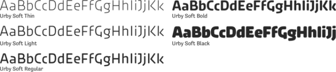 Urby Soft Font Preview