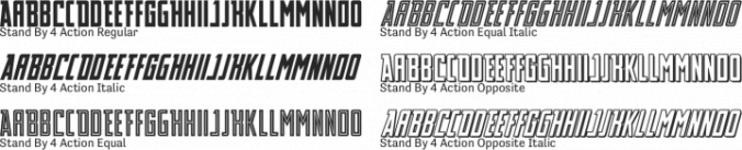 Stand By 4 Action font download
