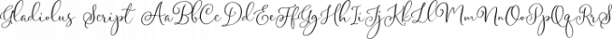 Gladiolus Font Preview