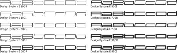 Design System E Font Preview