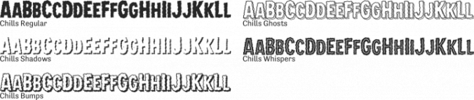 Chills Font Preview
