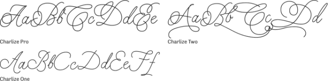 Charlize Font Preview