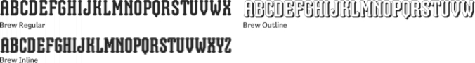 Brew Font Preview