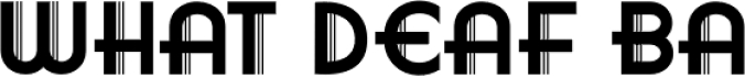 Double Line Deco JNL Font Preview
