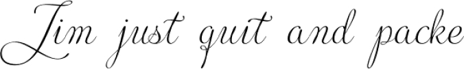 Digatte Quill Font Preview