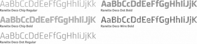 Ranelte Deco Font Preview