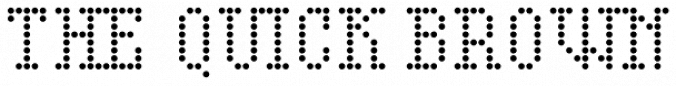 Display Dots Four Serif Font Preview