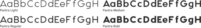 Pantra Font Preview