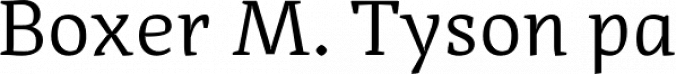 Adagio Serif Script Font Preview