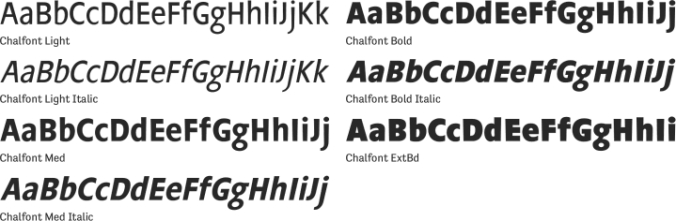Chalfont Font Preview