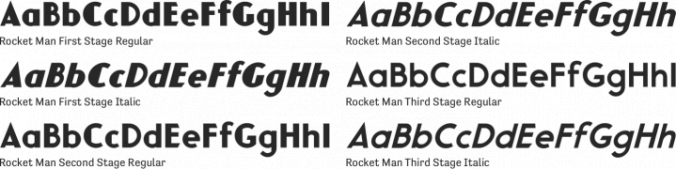 Rocket Man Font Preview