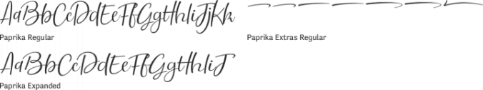 Paprika Font Preview
