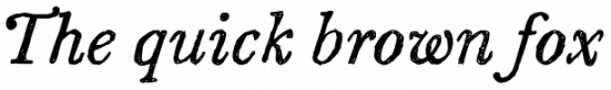 Sketch Caslon Italic Font Preview