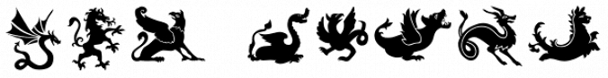 Medieval Dragons Font Preview