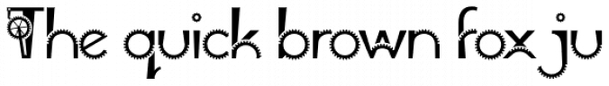 Gears Font Preview
