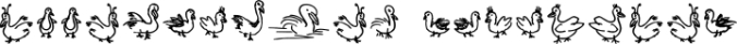 Doodlebirds Font Preview