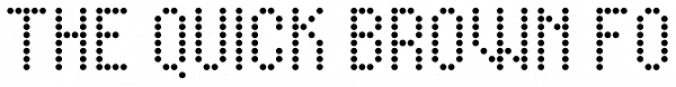 Display Dots Four Sans Font Preview