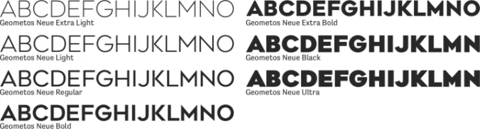 Geometos Neue Font Preview