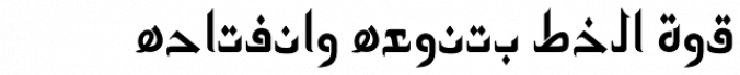 Arabetic Serif Font Preview