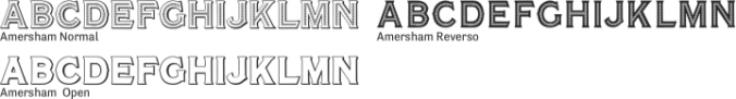Amersham Font Preview