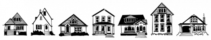 House Doodles Font Preview
