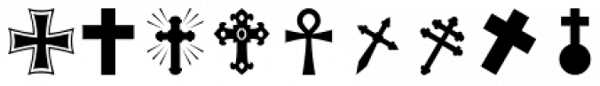 Altemus Crosses Font Preview