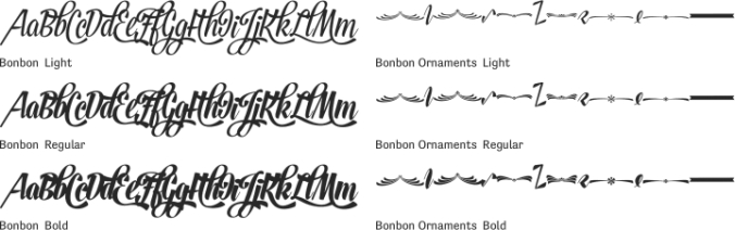 Bonbon Font Preview