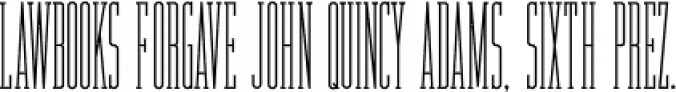 Gene Condensed JNL Font Preview