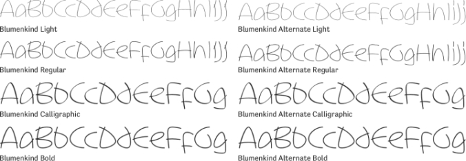 Blumenkind Font Preview