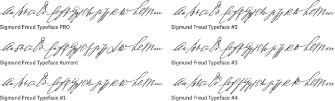 Sigmund Freud Typeface Font Preview