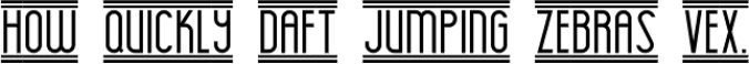 Nameplate JNL Font Preview