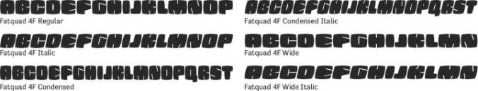 Fatquad 4F Font Preview