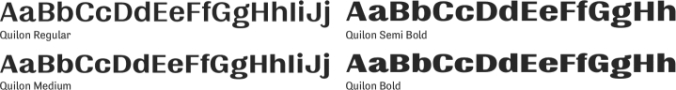 Quilon Font Preview